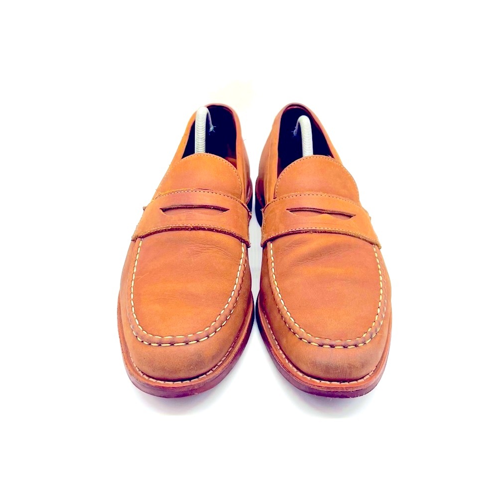 Allen Edmond Addison Penny Loafers Men Size 11.5 Brown Loafers Made in USA - Picture 2 of 7